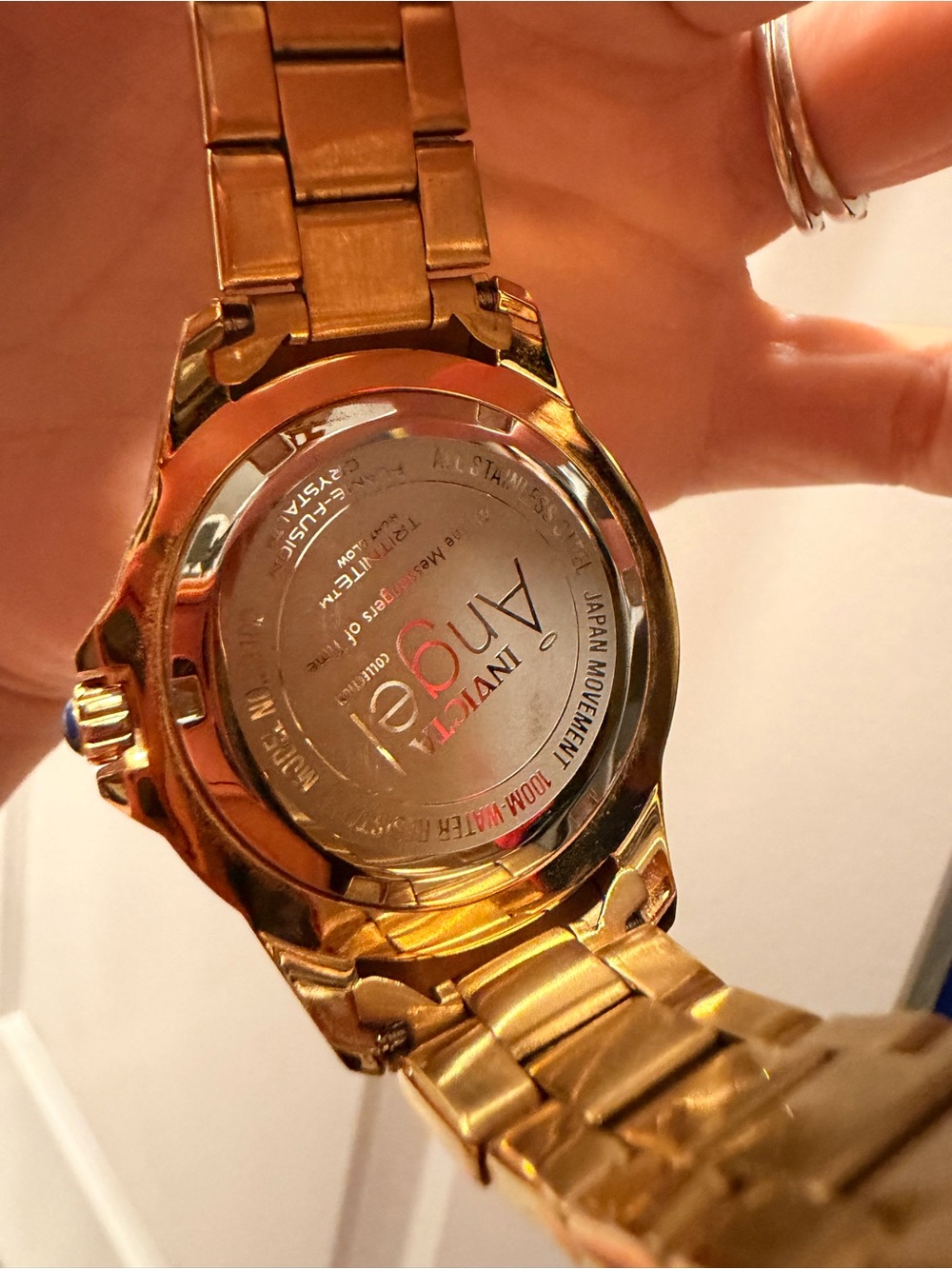 Invicta Gold-Tone Women’s Chronograph Watch with Mother-of-Pearl Dial - Picture 14 of 15